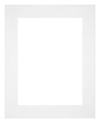 Passe Partout 25x30cm Carton White Edge 6cm Straight Front | Yourdecoration.com