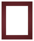 Passe Partout 25x30cm Carton Wine Red Edge 6cm Straight Front | Yourdecoration.com