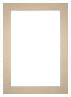Passe Partout 25x35cm Carton Beige Edge 6cm Straight Front | Yourdecoration.com