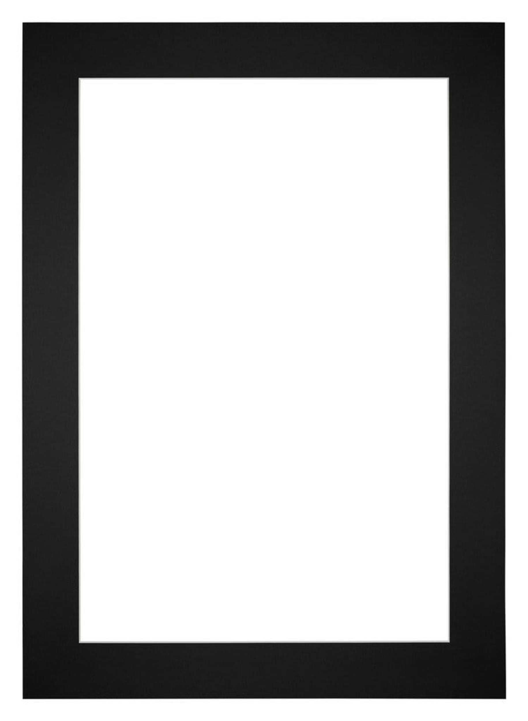 Passe Partout 25x35cm Carton Black Edge 6cm Straight Front | Yourdecoration.com