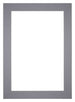 Passe Partout 25x35cm Carton Gray Edge 6cm Straight Front | Yourdecoration.com