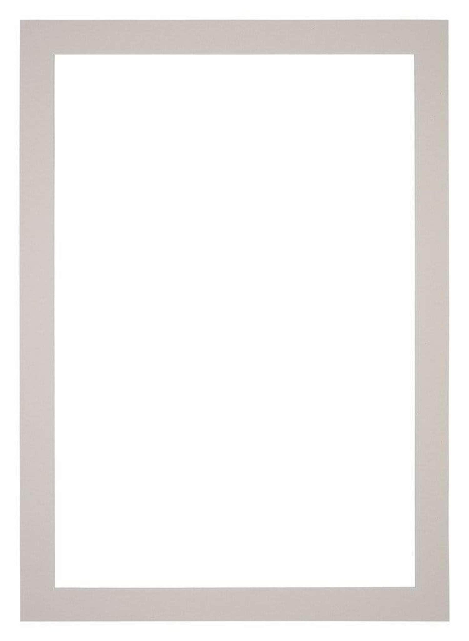 Passe Partout 25x35cm Carton Gray Gray Edge 4cm Straight Front | Yourdecoration.com