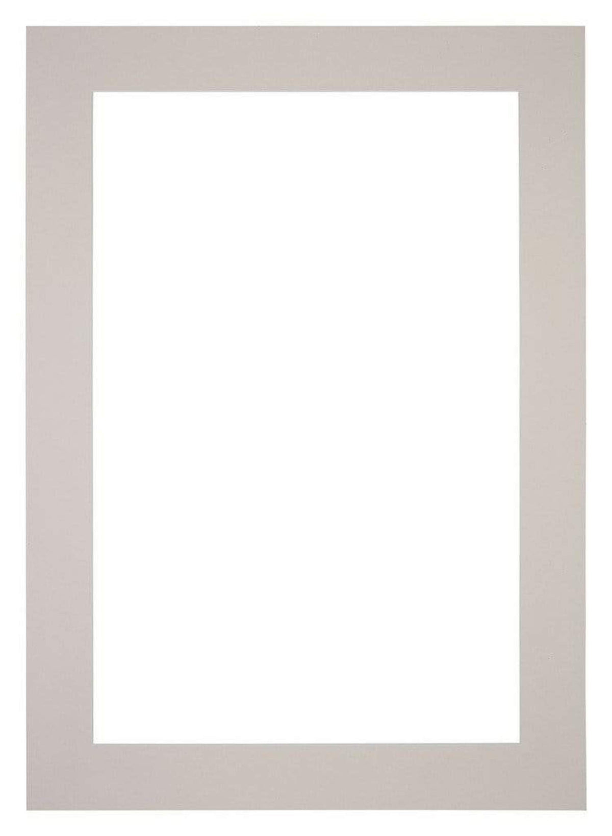Passe Partout 25x35cm Carton Gray Gray Edge 6cm Straight Front | Yourdecoration.com