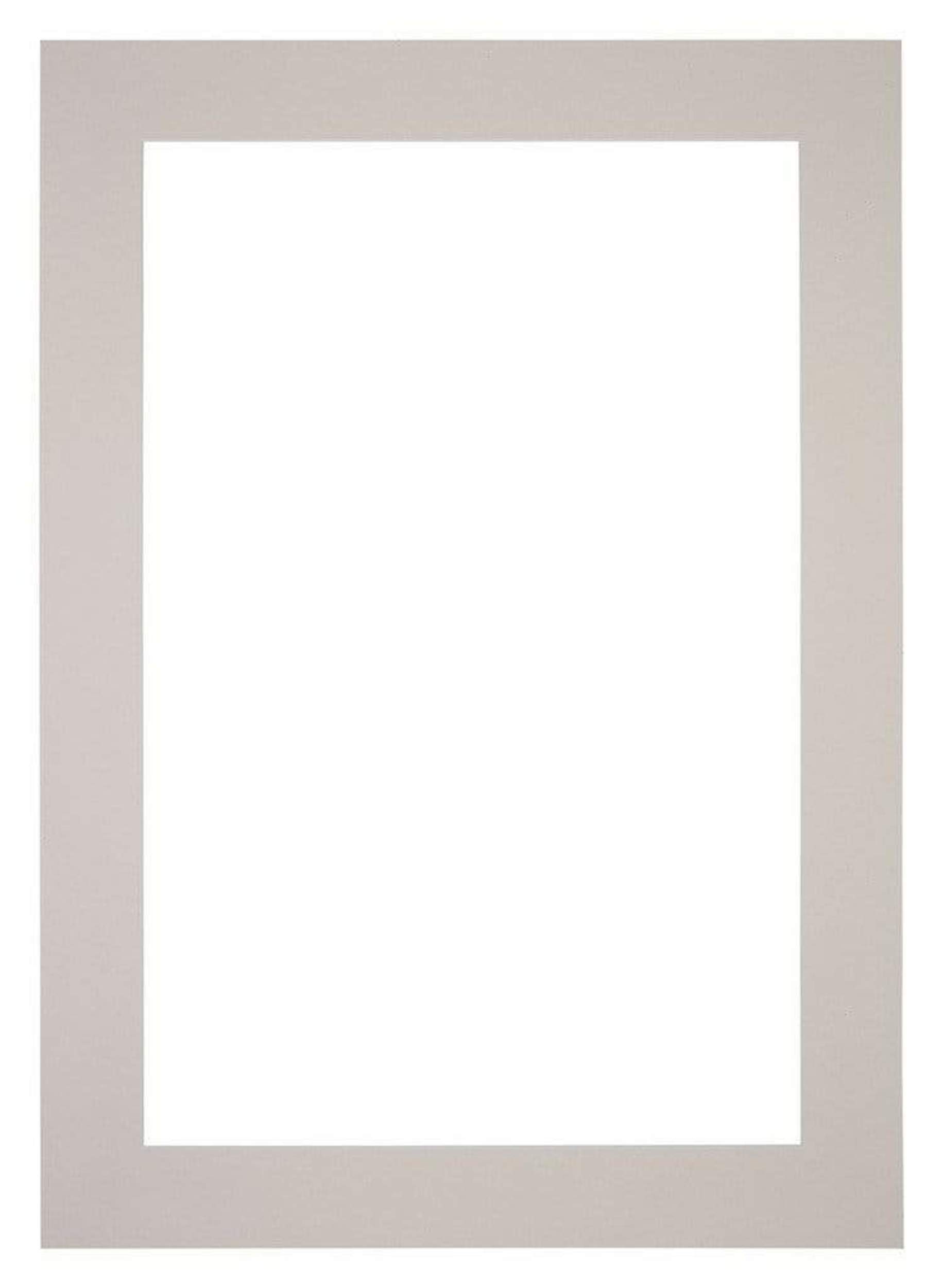 Passe Partout 25x35cm Carton Gray Gray Edge 6cm Straight Front | Yourdecoration.com