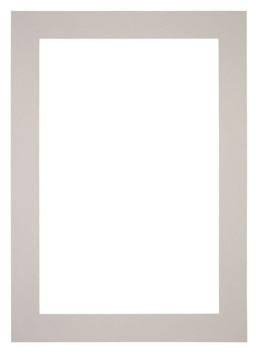 Passe Partout 25x35cm Carton Gray Gray Edge 6cm Straight Front | Yourdecoration.com