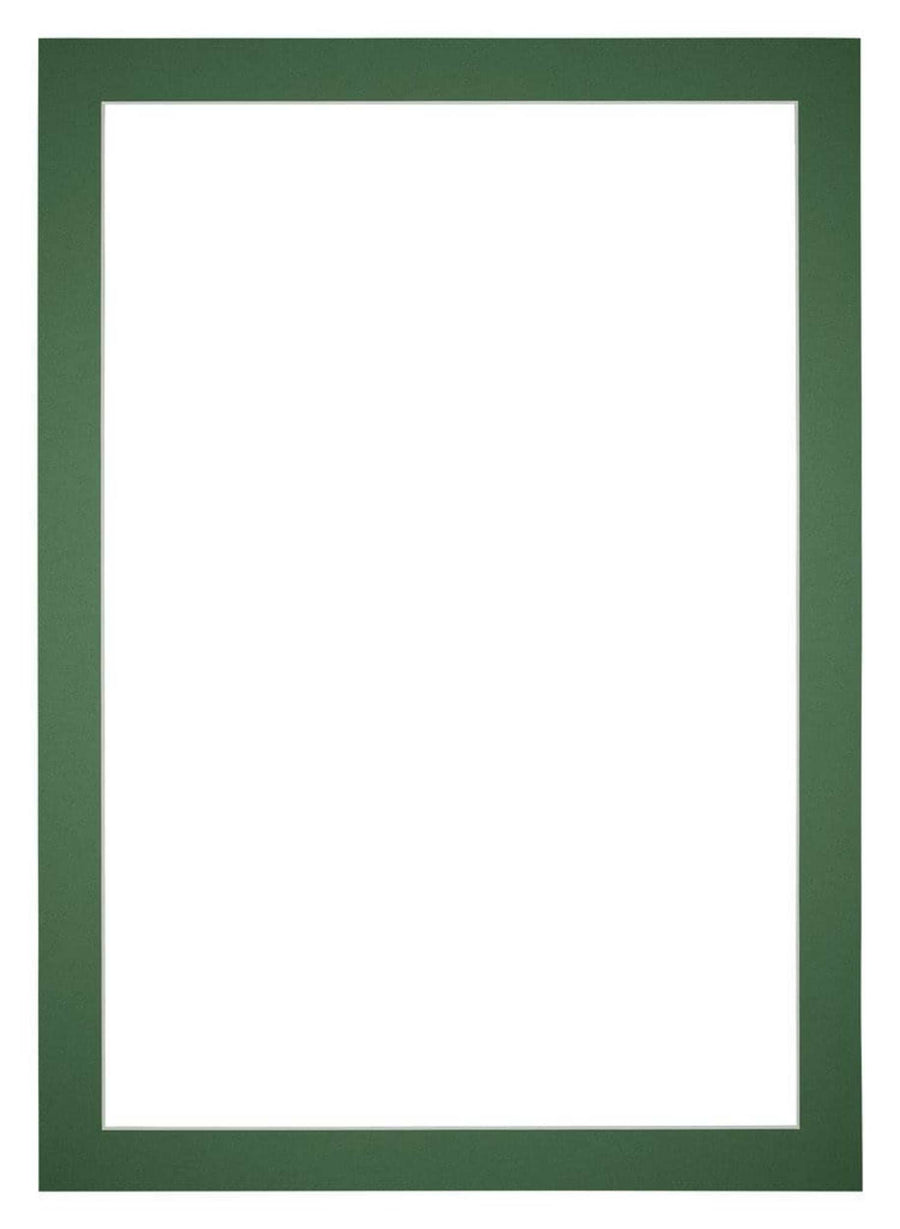 Passe Partout 25x35cm Carton Green Forest Edge 4cm Straight Front | Yourdecoration.com