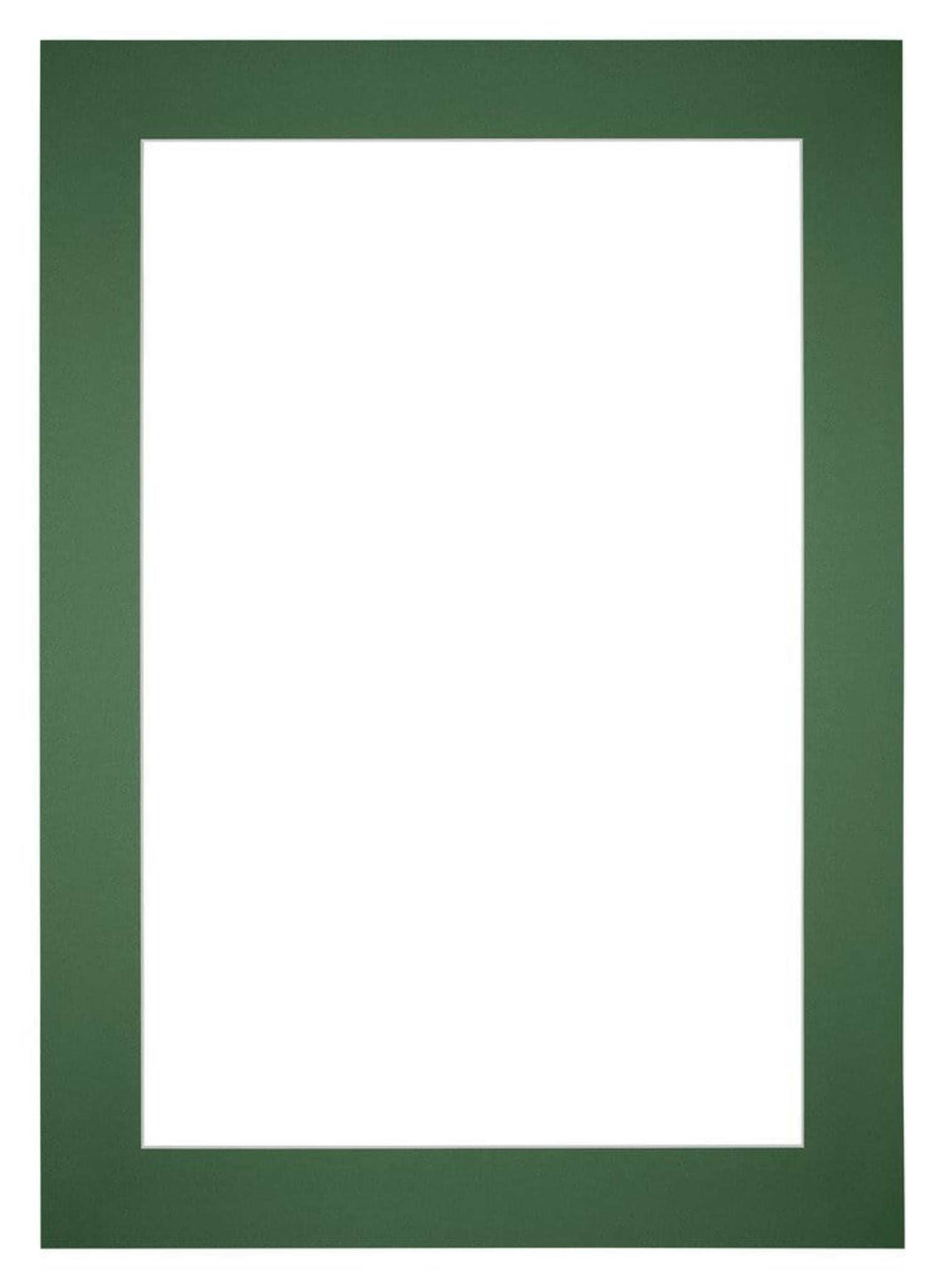 Passe Partout 25x35cm Carton Green Forest Edge 6cm Straight Front | Yourdecoration.com