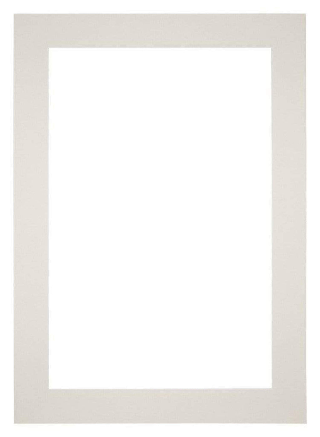 Passe Partout 25x35cm Carton Light Gray Edge 6cm Straight Front | Yourdecoration.com