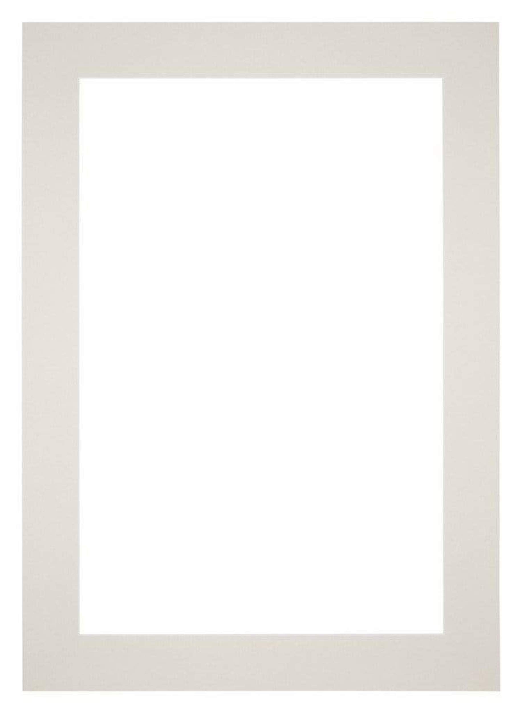 Passe Partout 25x35cm Carton Light Gray Edge 6cm Straight Front | Yourdecoration.com