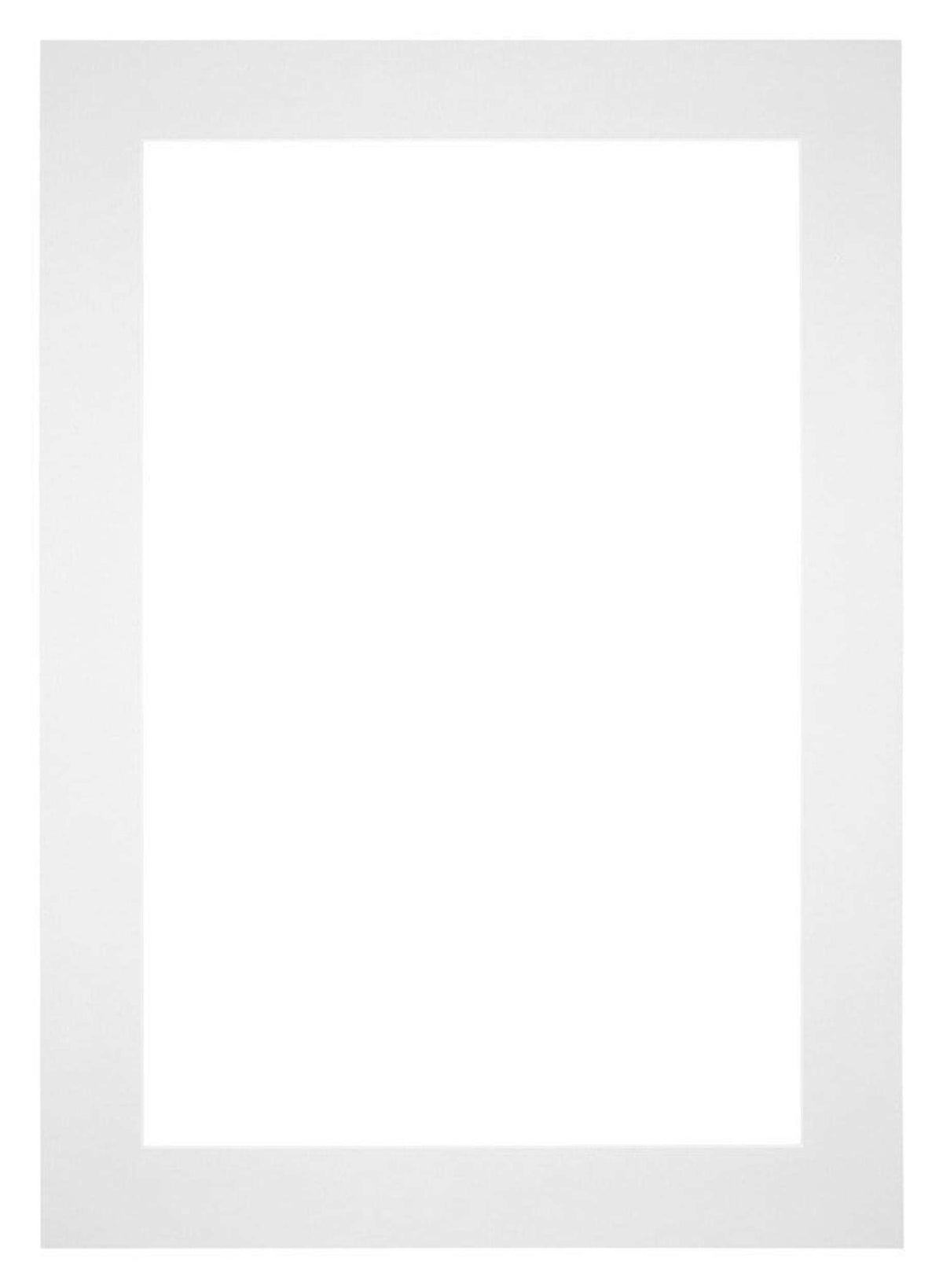 Passe Partout 25x35cm Carton White Edge 6cm Straight Front | Yourdecoration.com