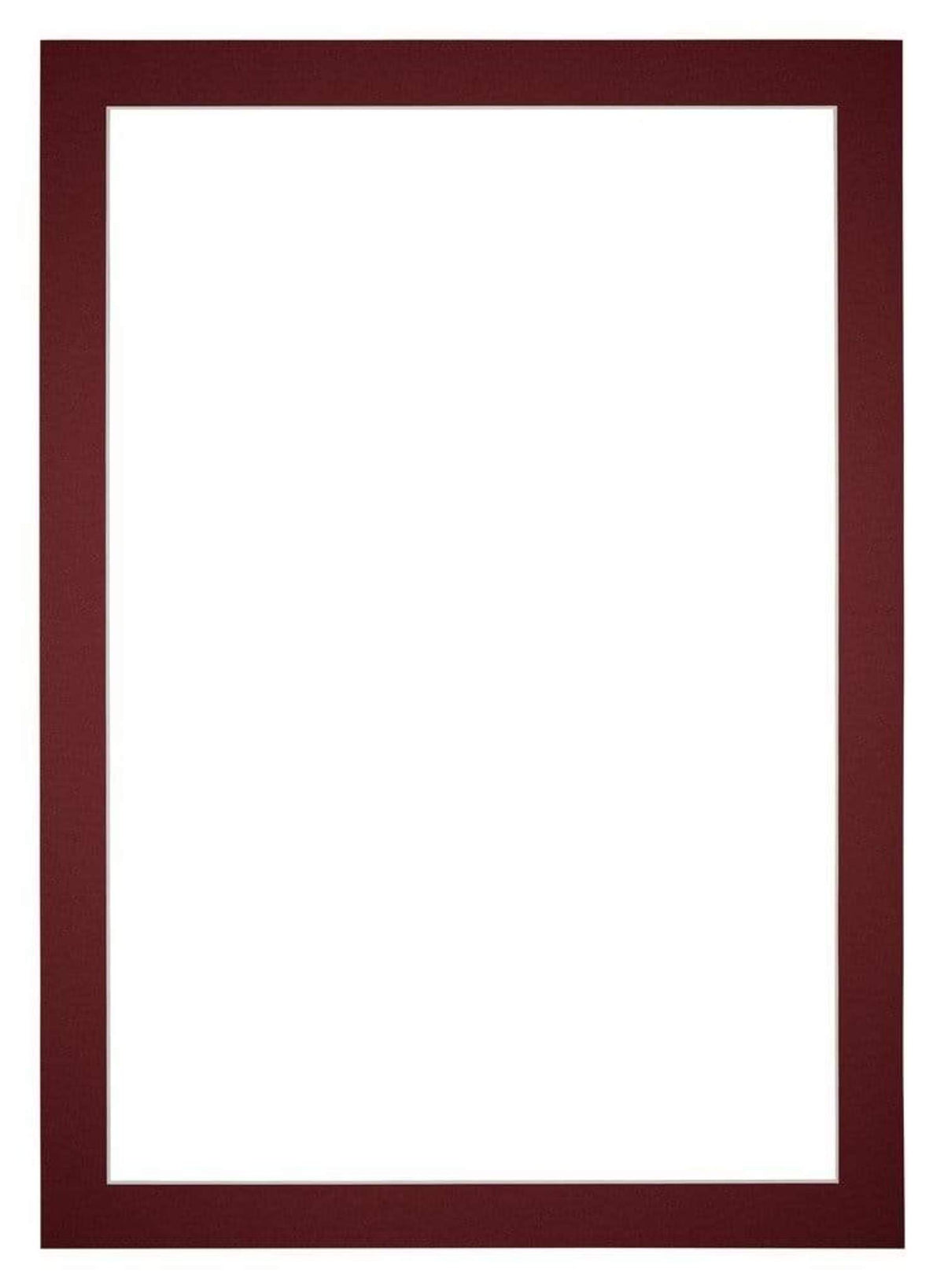 Passe Partout 25x35cm Carton Wine Red Edge 4cm Straight Front | Yourdecoration.com
