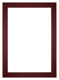 Passe Partout 25x35cm Carton Wine Red Edge 5cm Straight Front | Yourdecoration.com