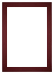 Passe Partout 25x35cm Carton Wine Red Edge 5cm Straight Front | Yourdecoration.com