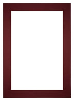Passe Partout 25x35cm Carton Wine Red Edge 6cm Straight Front | Yourdecoration.com