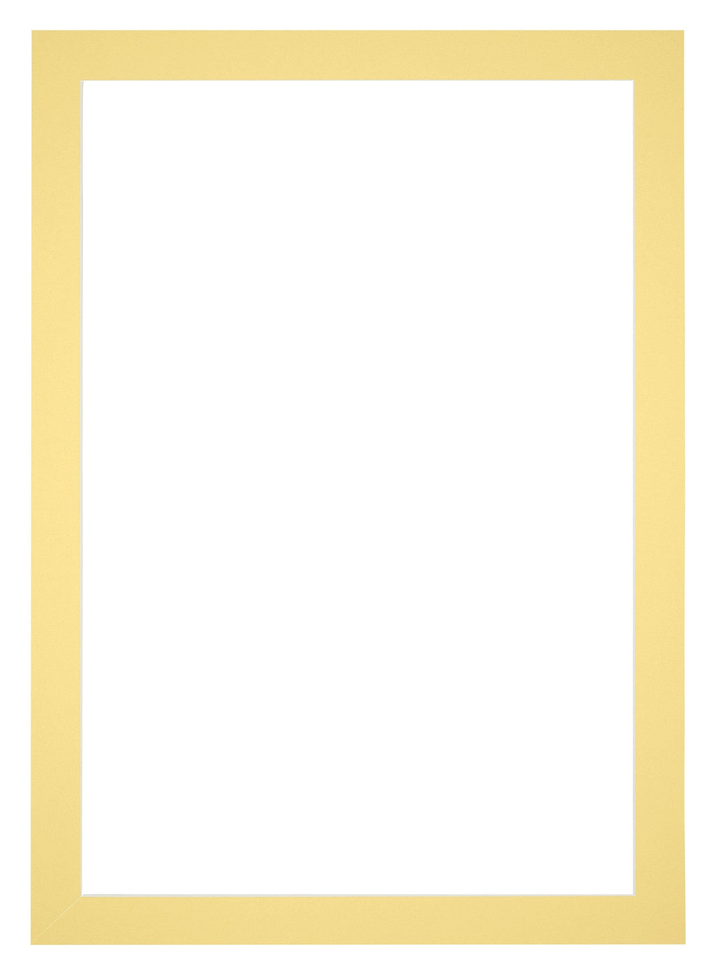 Passe Partout 25x35cm Carton Yellow Edge 4cm Straight Front | Yourdecoration.com