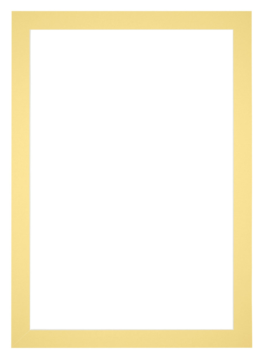 Passe Partout 25x35cm Carton Yellow Edge 4cm Straight Front | Yourdecoration.com