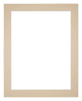 Passe Partout 28x35cm Carton Beige Edge 4cm Straight Front | Yourdecoration.com