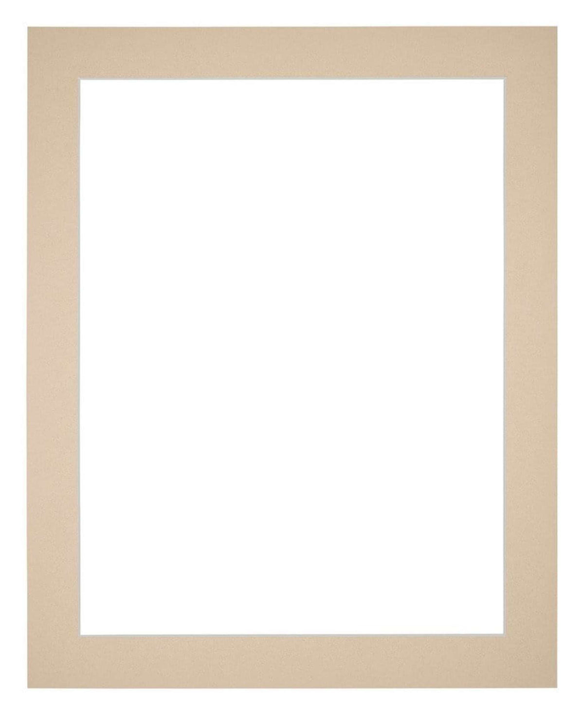Passe Partout 28x35cm Carton Beige Edge 4cm Straight Front | Yourdecoration.com
