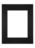 Passe Partout 28x35cm Carton Black Edge Straight Front | Yourdecoration.com