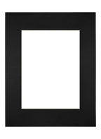 Passe Partout 28x35cm Carton Black Edge Straight Front | Yourdecoration.com