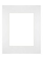 Passe Partout 28x35cm Carton White Edge Straight Front | Yourdecoration.com