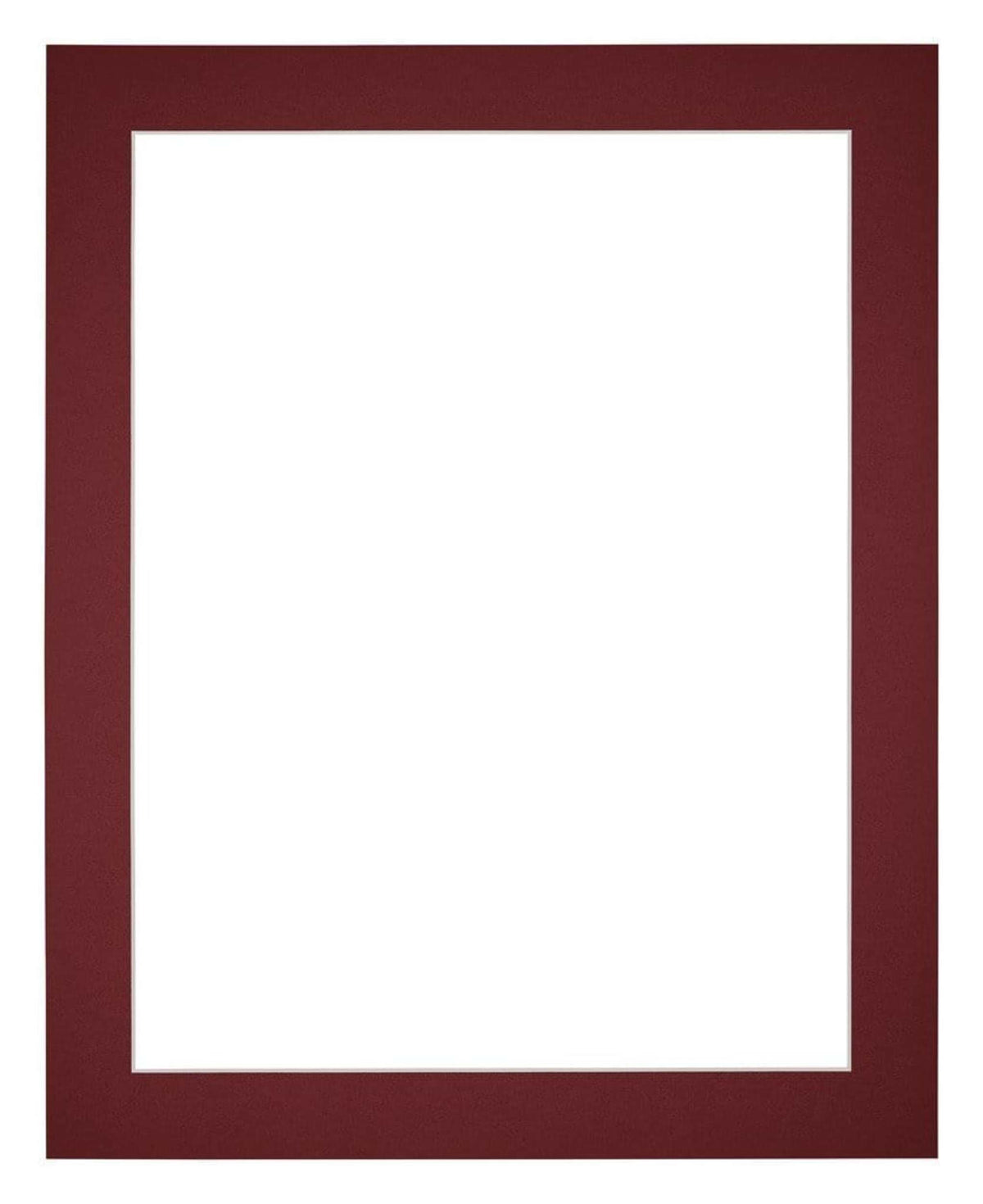 Passe Partout 28x35cm Carton Wine Red Edge 4cm Straight Front | Yourdecoration.com