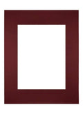Passe Partout 28x35cm Carton Wine Red Edge Straight Front | Yourdecoration.com