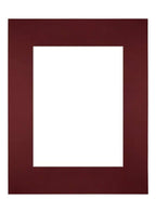Passe Partout 28x35cm Carton Wine Red Edge Straight Front | Yourdecoration.com