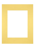 Passe Partout 28x35cm Carton Yellow Edge Straight Front | Yourdecoration.com