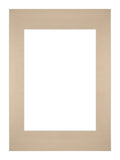 Passe Partout 297x42cm A3/A4 Carton Beige Edge Straight Front | Yourdecoration.com