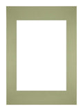 Passe Partout 297x42cm A3/A4 Carton Mint Green Edge Straight Front | Yourdecoration.com