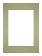 Passe Partout 297x42cm A3/A4 Carton Mint Green Edge Straight Front | Yourdecoration.com