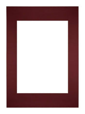 Passe Partout 297x42cm A3/A4 Carton Wine Red Edge Straight Front | Yourdecoration.com