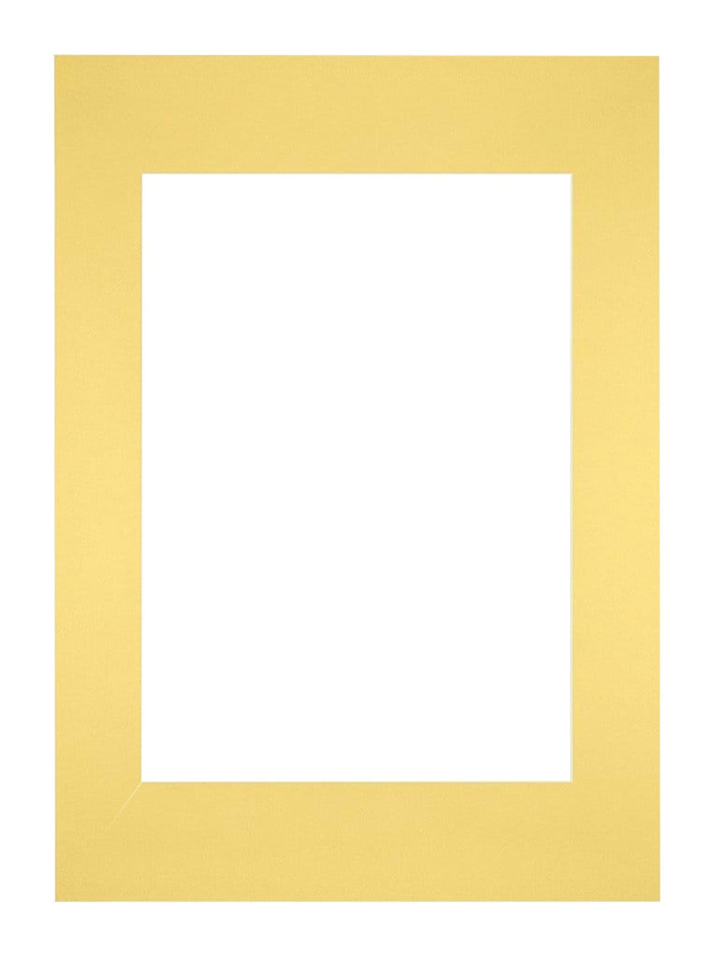 Passe Partout 297x42cm A3/A4 Carton Yellow Edge Straight Front | Yourdecoration.com