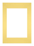 Passe Partout 297x42cm A3/A4 Carton Yellow Edge Straight Front | Yourdecoration.com