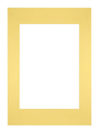 Passe Partout 297x42cm A3/A4 Carton Yellow Edge Straight Front | Yourdecoration.com