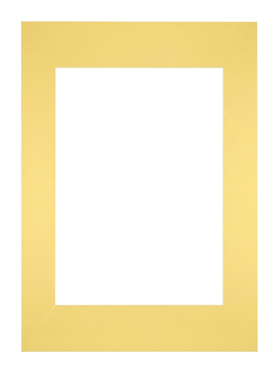Passe Partout 297x42cm A3/A4 Carton Yellow Edge Straight Front | Yourdecoration.com