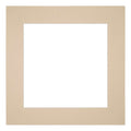 Passe Partout 30x30cm Carton Beige Edge 6cm Straight Front | Yourdecoration.com