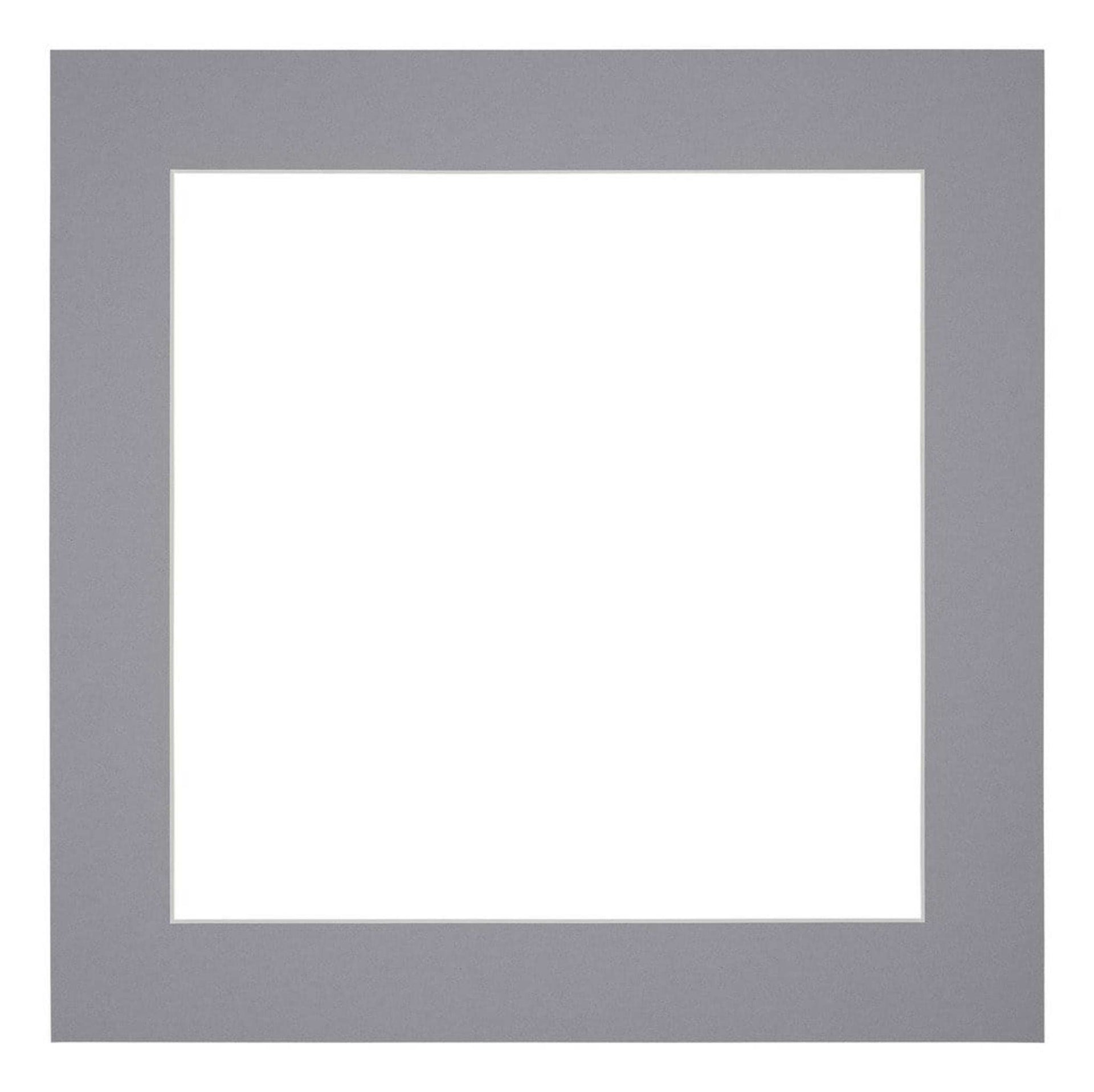 Passe Partout 30x30cm Carton Gray Edge 5cm Straight Front | Yourdecoration.com