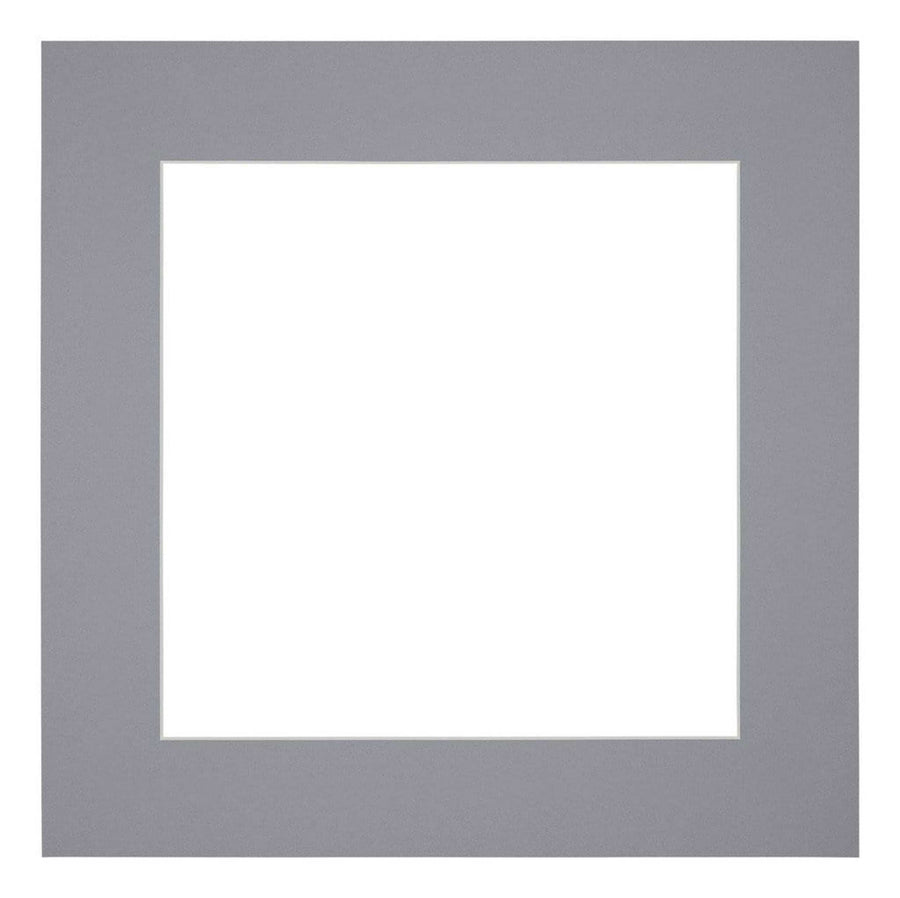 Passe Partout 30x30cm Carton Gray Edge 6cm Straight Front | Yourdecoration.com