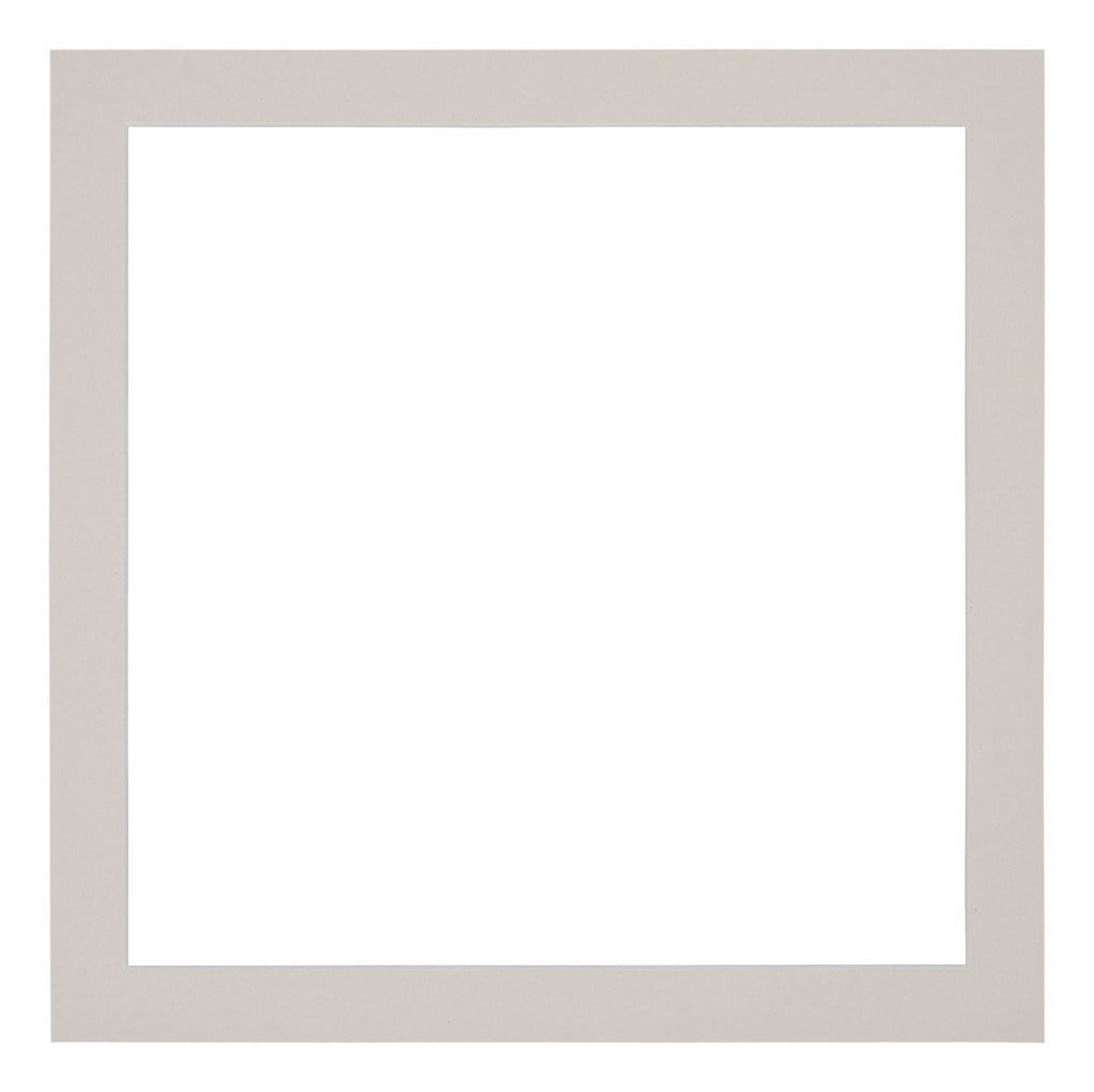 Passe Partout 30x30cm Carton Gray Gray Edge 3cm Straight Front | Yourdecoration.com