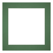 Passe Partout 30x30cm Carton Green Forest Edge 5cm Straight Front | Yourdecoration.com