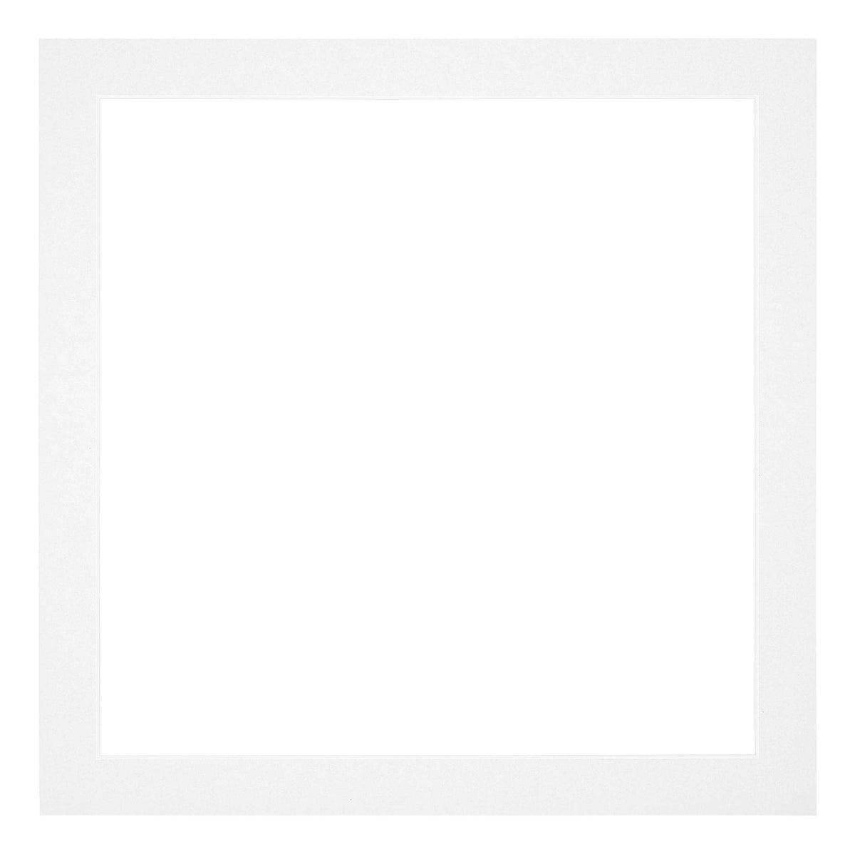 Passe Partout 30x30cm Carton White Edge 3cm Straight Front | Yourdecoration.com