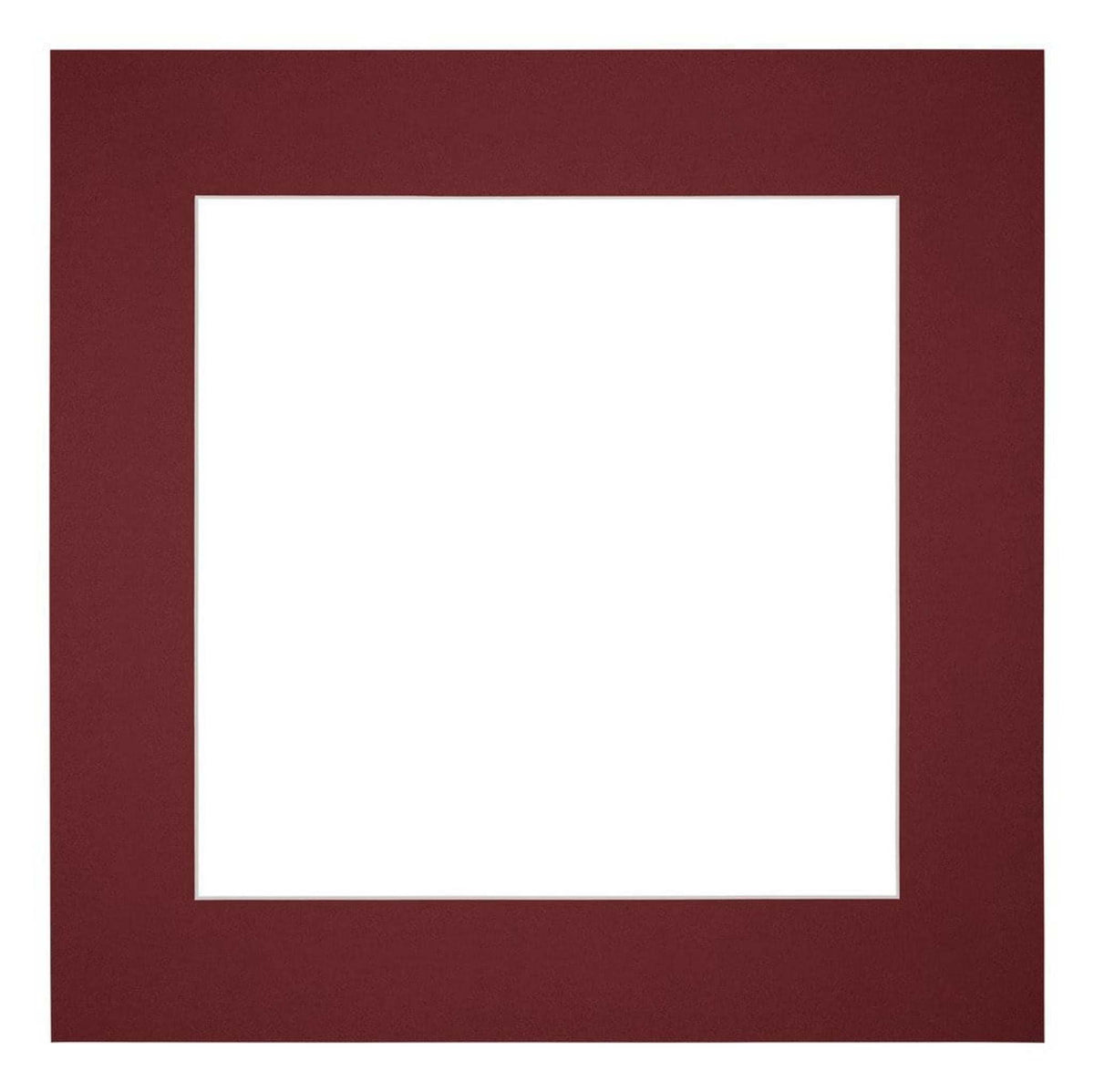 Passe Partout 30x30cm Carton Wine Red Edge 6cm Straight Front | Yourdecoration.com
