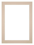 Passe Partout 30x40cm Carton Beige Edge 3cm Straight Front | Yourdecoration.com