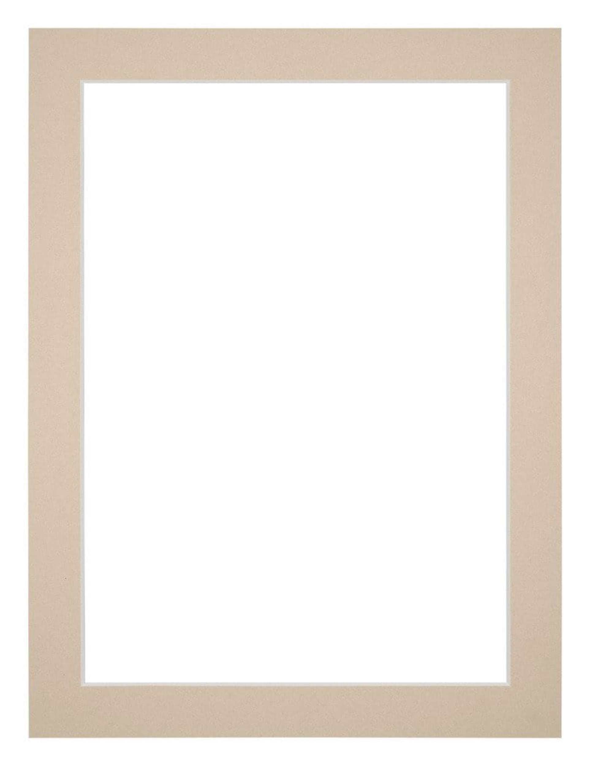 Passe Partout 30x40cm Carton Beige Edge 3cm Straight Front | Yourdecoration.com