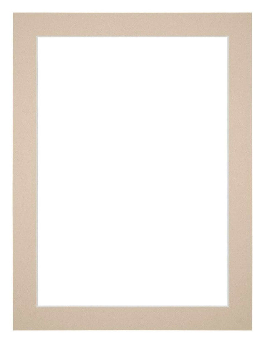 Passe Partout 30x40cm Carton Beige Edge 3cm Straight Front | Yourdecoration.com