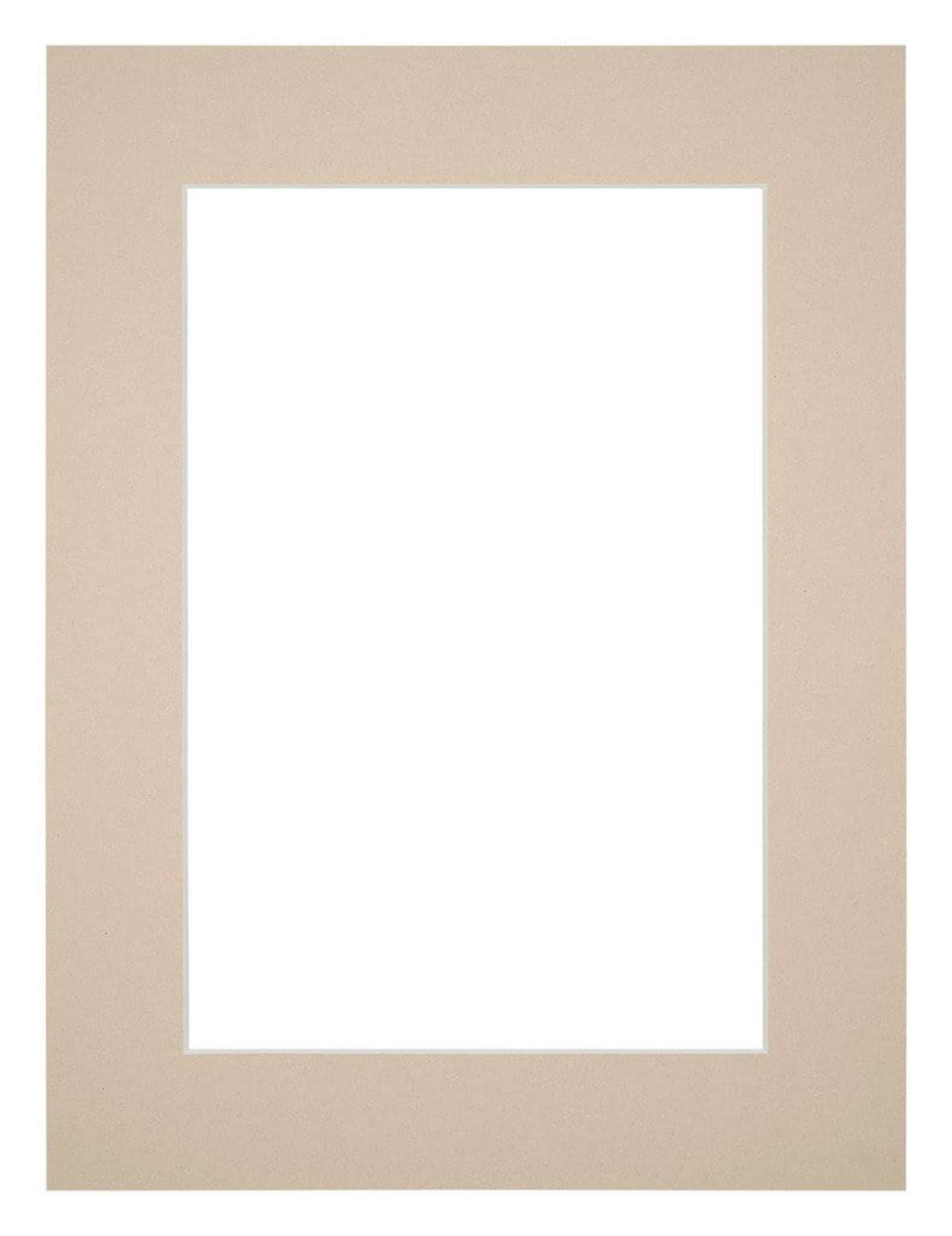 Passe Partout 30x40cm Carton Beige Edge 5cm Straight Front | Yourdecoration.com
