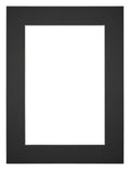 Passe Partout 30x40cm Carton Black Edge 5cm Straight Front | Yourdecoration.com