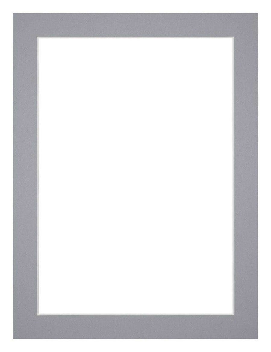 Passe Partout 30x40cm Carton Gray Edge 3cm Straight Front | Yourdecoration.com